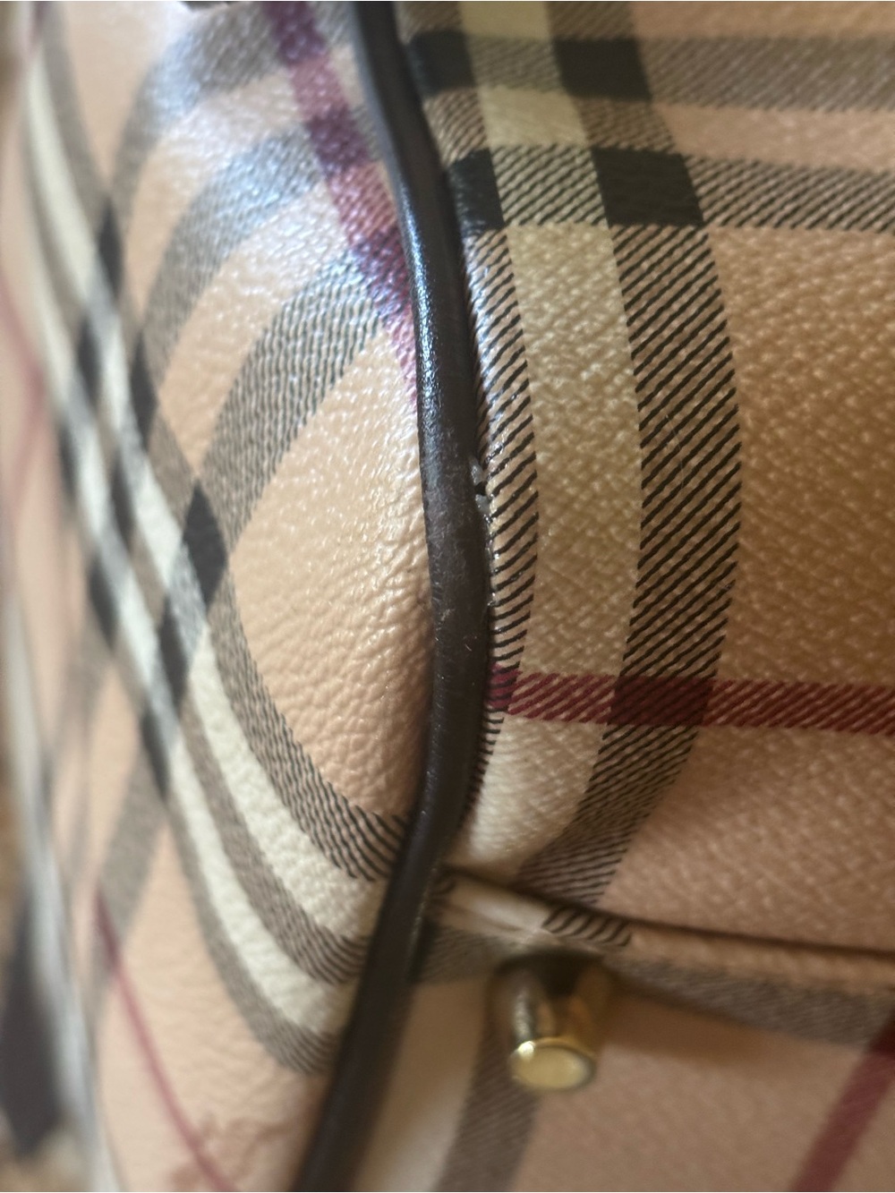 Burberry Haymarket tote - Picture 10 of 16